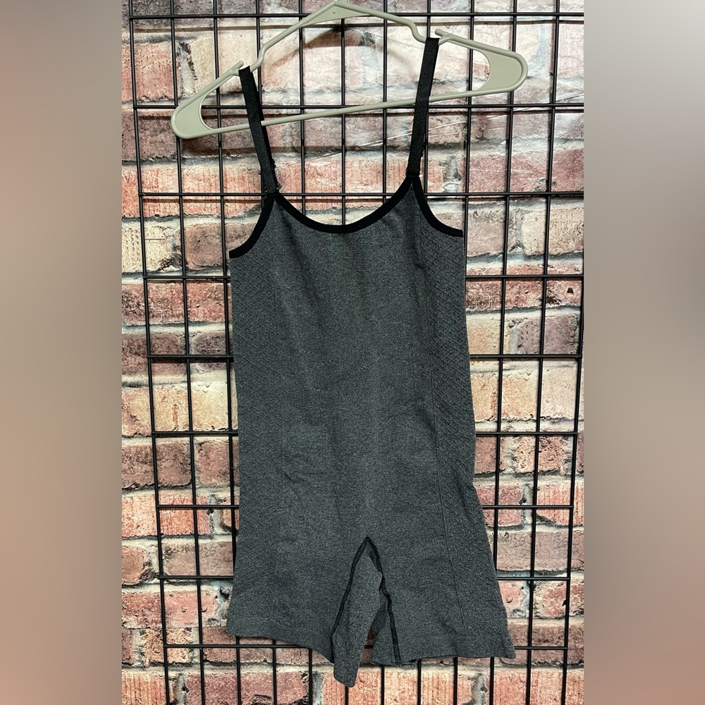 Gray shapewear bodysuit shorts size XL